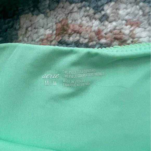 Aerie Asymmetrical Cut Out One Piece Bathing Suit - Picture 4 of 4